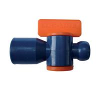 Loc-Line Robinet d'arrêt taille 1/2 po. avec taraudage sachet avec 2 un. LOC-LINE Quantité:1