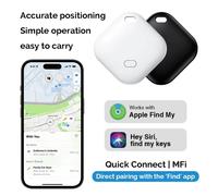 Localisateur Apple AirTag (iOS uniquement), alarme anti-perte pour animaux de compagnie, traqueur GPS Bluetooth intelligent, localisateur de voiture - positionnement GPS mondial, alarme anti-perte pou