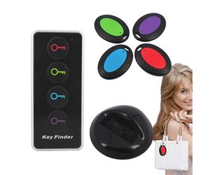Localisateur de clés, localisateur d'alarme sonore, système Beep sans Fil | Récepteur de Distance de 131 m avec Fonction Lampe de Poche et Alerte d'anneau Intelligent, Longue Distance pour