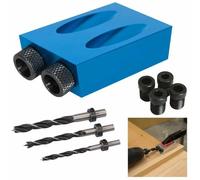 Localisateur de trous obliques pour le travail du bois, gabarit de trous de poche pour le perçage, ensembles de guides de perçage d'angle de 15 degrés, outils de menuiserie pour bricolage Style B
