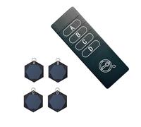 Localisateur d'objets à distance, Traceur 4 en 1 avec lumière LED pour trouver clé, télécommande et portefeuille