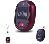 Localisateur GPS étanche 4G pour personnes âgées, bouton SOS d'urgence, conversation bidirectionnelle, système d'alerte de vie pour personnes âgées et soins d'Alzheimer, mini pendentif pour la