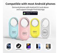 Localisateur GPS - Étiquette intelligente - Lot de 4, disponible en différentes couleurs - Compatible avec Android 9.0 et versions ultérieures - Application Find-Hub - Piles CR2032 incluses - Haut-par