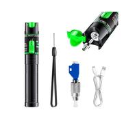 Localisateur Visuel de Défauts, Longueur D'Onde de 510 Nm, Testeur de Fibre Optique à Lumière Verte de 30 avec Adaptateur FC Mâle Vers LC Femelle
