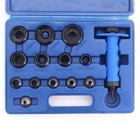 Locheisen, ensemble de 14 pièces, jeu d'outils de poinçonnage de trous de 5 à 35 mm, en acier au carbone trempé, comprenant une mallette