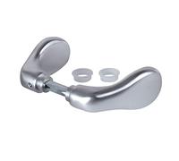 Locinox Drückerpaar En Anodisiertem Aluminium 3006C Poignée Avec 8mm Carré Compatible Avec Locinox Aufsteckschlössern Maximale Largeur Du Cadre 30mm