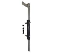LOCINOX Loquets à barre VSF-K - Loquet de porte coulissante, loquet de porte pivotante, loquet à barre Incl. Quick Fix pour fixation en anthracite