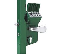 Locinox Serrure à code mécanique LMKQ40 – Thermolaquée Profil 40 mm Axe 60 mm Verte