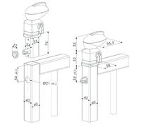 Locinox serrure de portillon piscine Twist