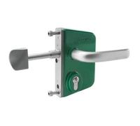 Serrure de portail coulissant - profil 50 mm - LSKZ vert LOCINOX