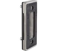 LOCINOX SSKZ QF Tôle de porte coulissante SSKZQF en acier inoxydable Argenté 195 x 70 x 22 mm
