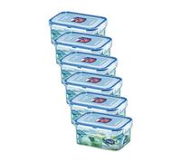Lock & Lock Boîte de Rangement Alimentaire (6 pièces) HPL 811, 600 ML