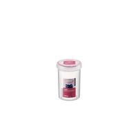 Lock & Lock Boîte de Rangement Ronde Transparent, 330 ML | Hermétiques et étanches, passent au micro-ondes et au lave-vaisselle avec couvercles torsadés (77 x 114 mm)