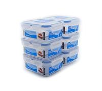 Lock & Lock Boîte hermétique rectangulaire de Stockage d’Aliments 180ml lot de 6