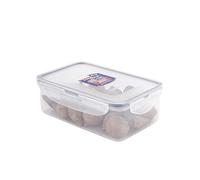 Lock&Lock Conteneur de rangement rectangulaire Transparent/Bleu 1 L