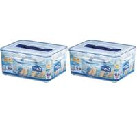 Lock & Lock HPL 883 Boîte spécifique 6,5 L avec poignée & plateau fraicheur - (Lot de 2)