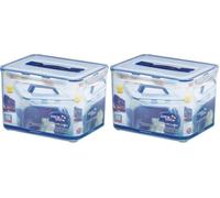 Lock & Lock HPL 886 Boîte spécifique 10 l avec poignée & plateau fraîcheur Etanche à 100% air et liquide (Lot de 2)
