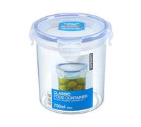 Lock&Lock Boîte hermétique HPL 932D 700 ml – Étanche 100% air et liquide – Bleu/Transparent