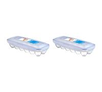 Lock & Lock HPL 954 Boîte spécifique à oeufs Protège des chocs Etanche à 100% air et liquide (Lot de 2)