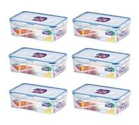 Lock & Lock HPL817 Lot de 6 boîtes de conservation rectangulaires