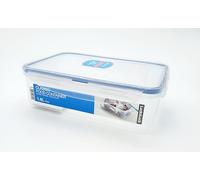 Lock&Lock Boîte de rangement HPL824 – rectangulaire transparent/bleu 1,6 l