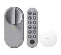 Lockin G30 Keypad Pro Smart Lock avec authentification d'empreintes digitales, rétrofité, anti-chute, compatible Alexa, verrouillage automatique, code PIN, télécommande, serrure de porte, serrure de
