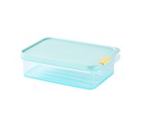 LocknLock Lot de 2 boîtes de conservation hermétiques, empilables et sans BPA, avec couvercle, pour fruits et légumes, passent au micro-ondes, au congélateur et au lave-vaisselle (1,5 l)