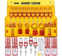 Lockout Tagout Kit Stations Sécurité 58 pcs. Groupes de cadenas Haspen