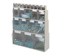 Lockweiler Casier transparent H113xl600xP91mm 6 x B plastique beige LOCKWEILER Quantité:1