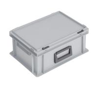 Lockweiler coffret plastique L400xl300xH183 mm PP 1 manche fermoir coulissant gris 14 l Quantité:1