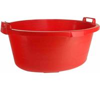 LOCKWEILER Wanne ovale 75 cm/60 l rot L30052
