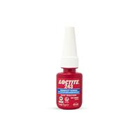 Loctite 243, frein filet résistance normale, frein filet bleu pour blocage et étancheité des fixations filetées, Flacon 5 ml - aspect bleu