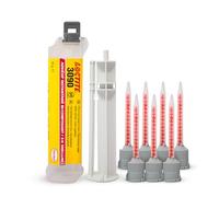 LOCTITE® 3090 Seringue double, Colle Bi-Composant Forte et Rapide, 10g+1g | Colle bi-composant rapide, Haute performance, Réparations précises et durables sur Plastique, Métal et PVC, Adhérence forte