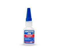 Loctite Colle instantanée cyanoacrylate 406, multi-usages pour plastiques et élastomères, 20 g