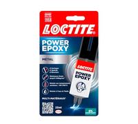 Loctite Colle époxy métal 5 min – résine bi-composante, ultra résistante – seringue 25 ml