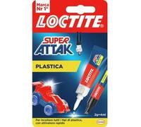 Loctite Super Attak Plastic 2g+4ml Liquide Adhésif par contact G