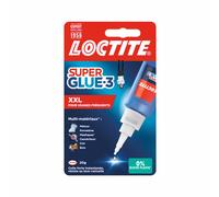 Loctite Colle Super Glue-3 XXL 20 g – transparente, séchage instantané, résiste à l'eau et aux chocs