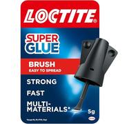 Loctite Super Glue Brush On, Superglue avec pinceau applicateur, colle transparente à séchage rapide pour métal, plastique et plus encore, colle forte facile à utiliser avec capuchon facile à ouvrir,