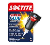 Loctite Super Glue Power Flex Control - Gel de colle flexible avec formule anti-goutte pour applications verticales, colle transparente avec buse précise, 1 x 3 g