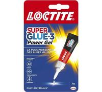 LOCTITE SUPERGLUE-3P Colle Cyanocrylate - Gel Puissant - Tube de 3 g