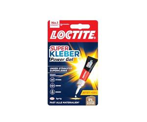 Loctite Superkleber Gel Universal, tube de 3 g d'adhésif super fort, colle instantanée sans gouttes et sans solvant pour les réparations immédiates