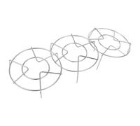 LOCZUK 3pièces Support Vapeur Acier Inoxydable Diamètre pour Autocuiseur Rack Vapeur Hauteur pour Cuisson Œufs Légumes et Multi-usages Accessoire Cuisine Pratique