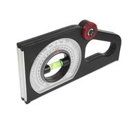LOCZUK de Pente Magnétique en Plastique Noir Robuste, Légère et Précise, Aimant pour Mesureur d'Angle de Toit, pour Travaux Publics et Construction Couleur Aléatoire