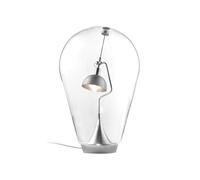 Lodes Blow Lampe à Poser Chrome/Transparent