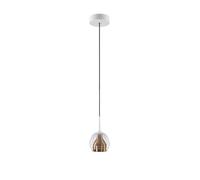 Lodes Cage Small Pendelleuchte, blanc / bronze
