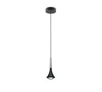 Lodes Rain Pendelleuchte, noir / chrome brossé