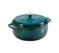 Lodge EC6D38 Cocotte en fonte émaillée - 5,7 L, lagon