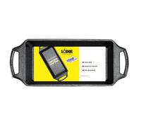 Lodge Moule à pain en fonte pré-enduite de 25,4 cm - Deux poignées - Rétention de la chaleur inégalée pour une cuisson uniforme et constante - Noir