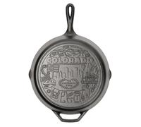 Lodge Poêle à frire en fonte de 30,5 cm - Poêle à frire pré-enduite avec poignée en forme de goutte - Utilisation au four, cuisinière, grill et feu de camp - Fabriquée aux États-Unis - Batterie de