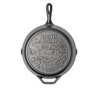 Lodge Poêle à frire en fonte de 30,5 cm - Poêle pré-enduite avec poignée en forme de goutte - Utilisation au four, cuisinière, grill et feu de camp - Fabriquée aux États-Unis - Batterie de cuisine non